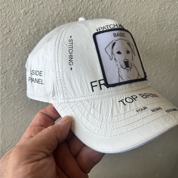 Goorin Brothers K.I.S.S. BASIC. ClassicGround up Tech.White SnapBack Trucker hat - Picture 15 of 16